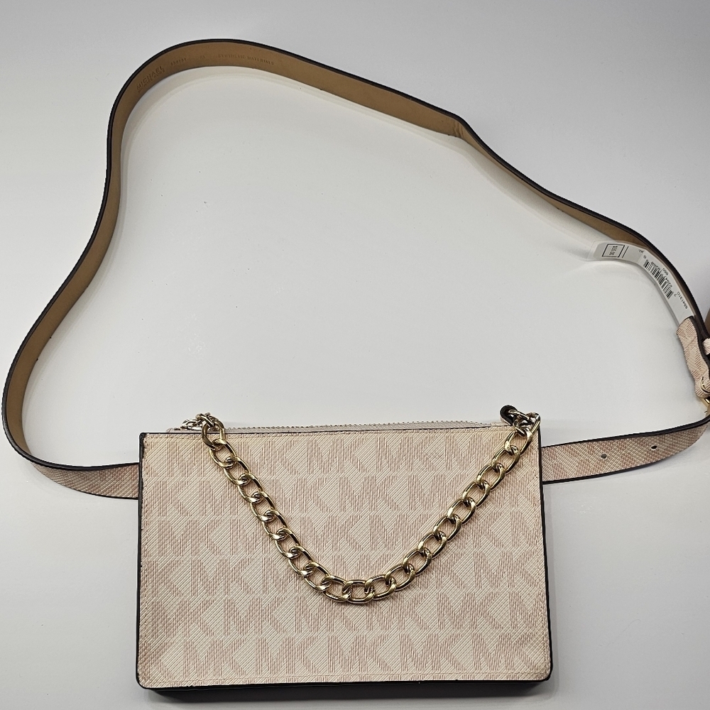Michael Kors belt bag with pull chain - Picture 1 of 7
